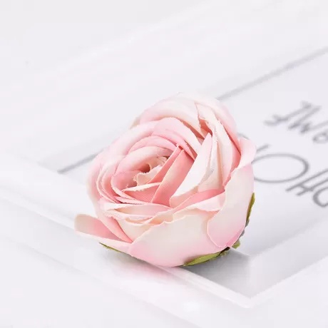 Бутон розы цв.розовый 4 см