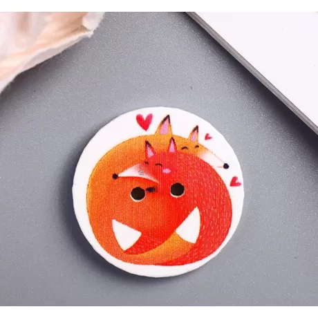 Пуговица дерево 