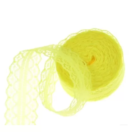 Кружево 3 см цв.жёлтый