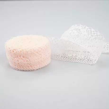 Кружево 4 см цв.персиковый