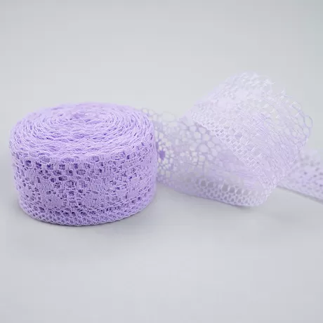 Кружево 4 см цв.сиреневый светлый