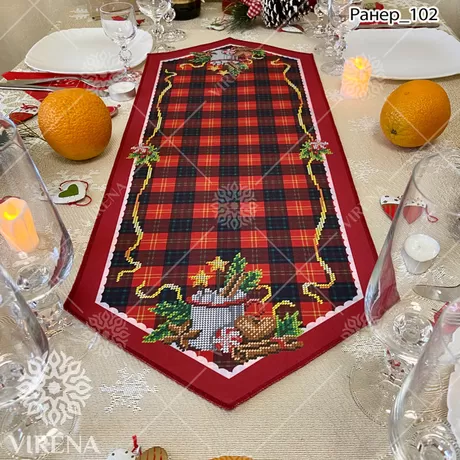 Набор для вышивания бисером Ранер малый № 102 72х28 см