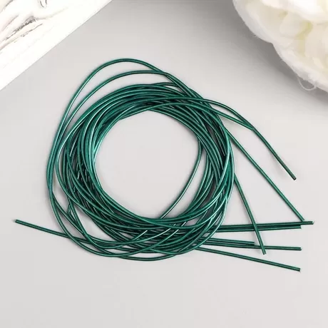 Канитель мягкая, гладкая, 0,7 мм, глянец, яркая бирюза, 5 гр.