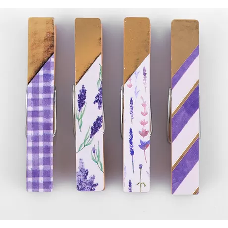 Набор декоративных прищепок с тиснением 