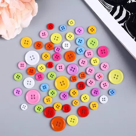 Набор пуговиц декоративных пластик 