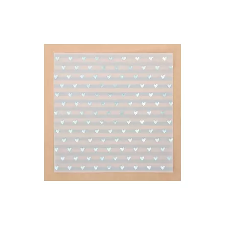 Калька для скрапбукинга с фольгированием «Мое счастье» , 30,5 х 30,5 см / 1 лист